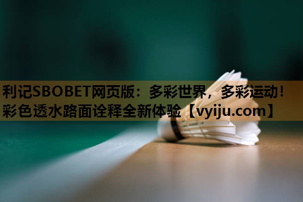 多彩世界，多彩运动！彩色透水路面诠释全新体验